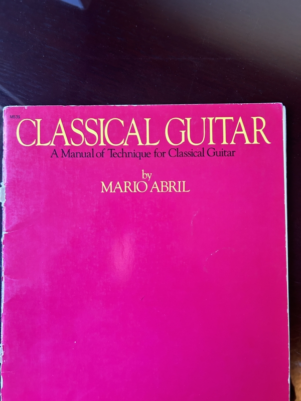 Printed Sheet Music - Used - Classical Guitar, A Manual of Technique - Mario Abril